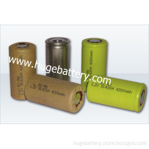 1.2V Sc 4200mAh NiMH High Temperature Battery